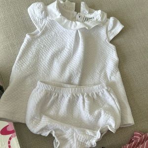 Jeanie and Jack dress with matching shorts.